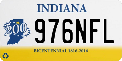 IN license plate 976NFL