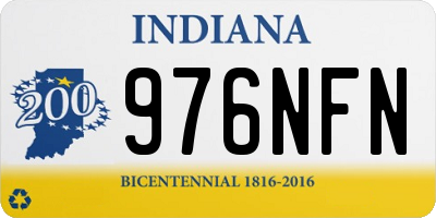 IN license plate 976NFN
