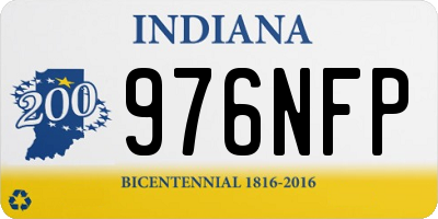 IN license plate 976NFP