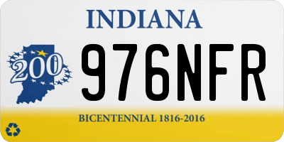 IN license plate 976NFR