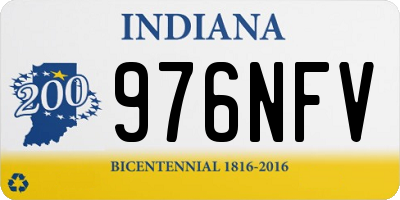 IN license plate 976NFV