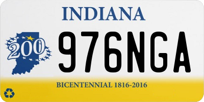 IN license plate 976NGA