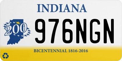 IN license plate 976NGN