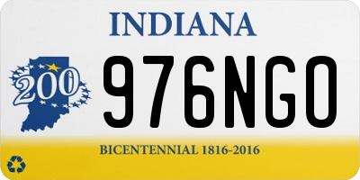 IN license plate 976NGO