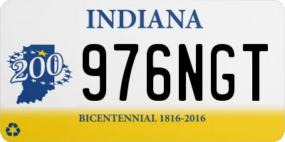 IN license plate 976NGT