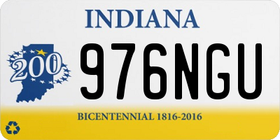 IN license plate 976NGU