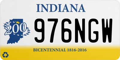 IN license plate 976NGW
