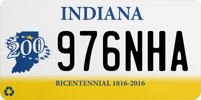 IN license plate 976NHA