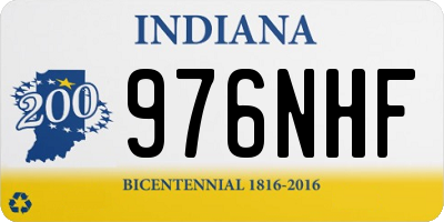 IN license plate 976NHF