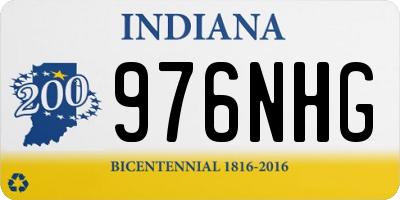 IN license plate 976NHG