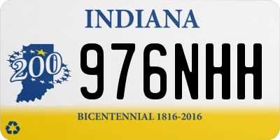 IN license plate 976NHH