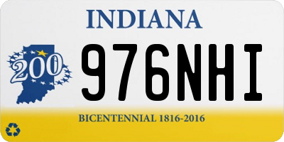 IN license plate 976NHI
