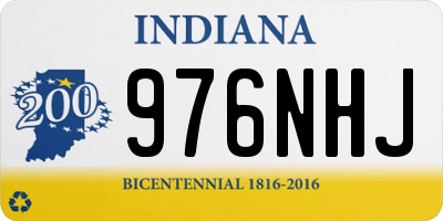 IN license plate 976NHJ