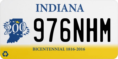 IN license plate 976NHM
