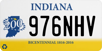 IN license plate 976NHV