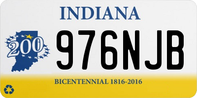 IN license plate 976NJB