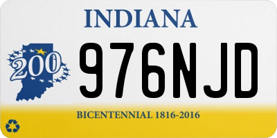 IN license plate 976NJD