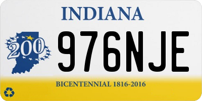 IN license plate 976NJE