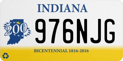 IN license plate 976NJG