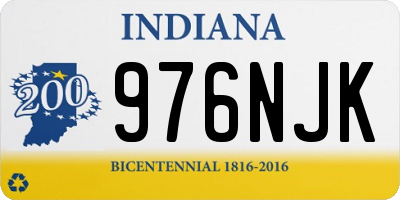 IN license plate 976NJK
