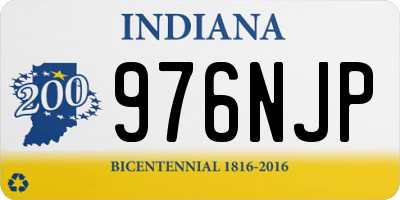 IN license plate 976NJP