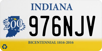 IN license plate 976NJV