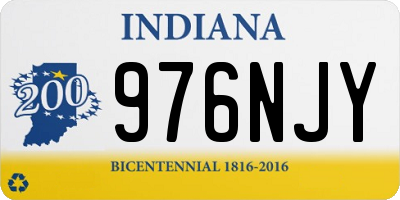 IN license plate 976NJY