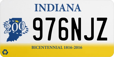 IN license plate 976NJZ