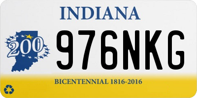 IN license plate 976NKG