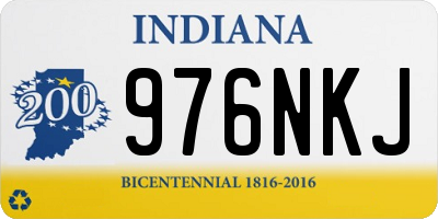IN license plate 976NKJ