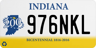 IN license plate 976NKL