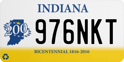 IN license plate 976NKT