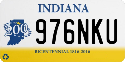 IN license plate 976NKU