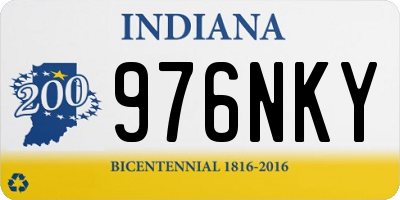 IN license plate 976NKY