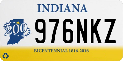 IN license plate 976NKZ