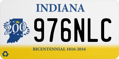 IN license plate 976NLC
