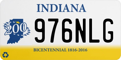 IN license plate 976NLG