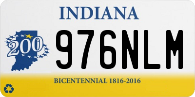 IN license plate 976NLM