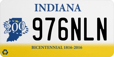 IN license plate 976NLN