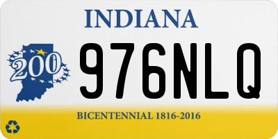 IN license plate 976NLQ