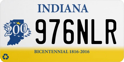 IN license plate 976NLR