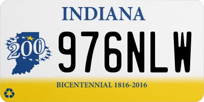 IN license plate 976NLW