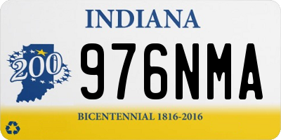 IN license plate 976NMA