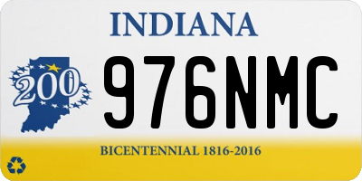 IN license plate 976NMC
