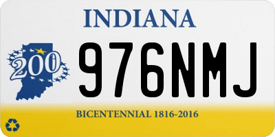 IN license plate 976NMJ