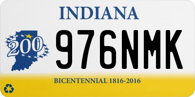 IN license plate 976NMK