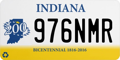 IN license plate 976NMR
