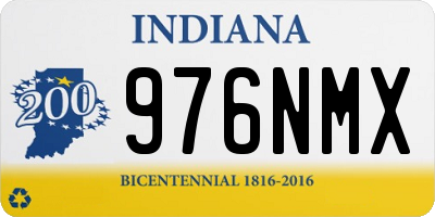 IN license plate 976NMX