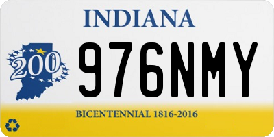 IN license plate 976NMY