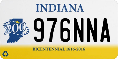 IN license plate 976NNA